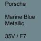 Preview: Porsche, Marine Blue Metallic, 35V / F7.